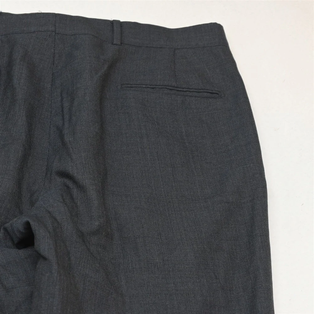 Vtg USA Made Chaps Ralph Lauren 40R 34x29 Blue Nailshead Wool Mens Suit